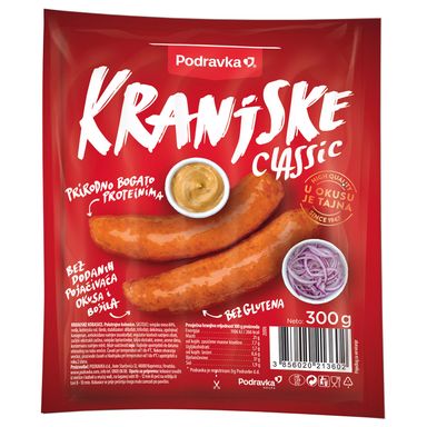 Image for product PODRAVKA Kranjske kobasice 300g
