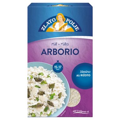 Image for product ZLATO POLJE Riža arborio vakumirana 1kg