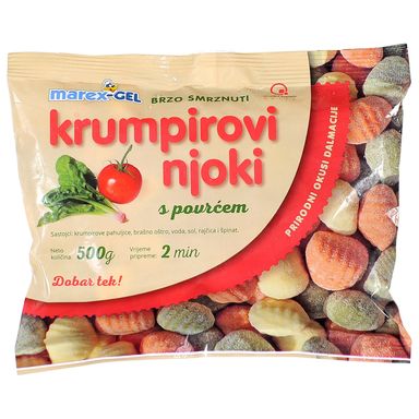 Image for product MAREX-GEL Njoki s povrćem smrznuti 500g