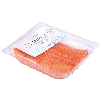Image for product MOWI Svježi fileti atlantskog lososa 4x125g (500g)