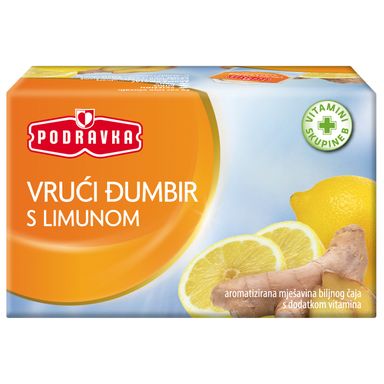 Image for product PODRAVKA Čaj vrući đumbir s limunom 40g