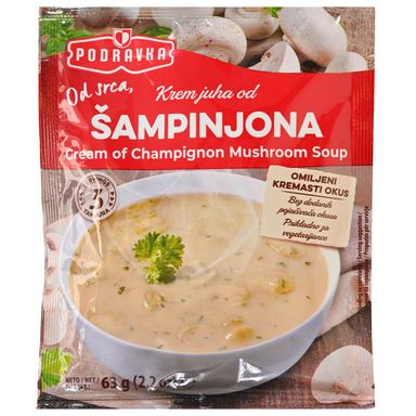 Image for product PODRAVKA Krem juha od šampinjona 63g