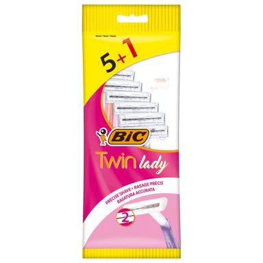 Image for product BIC Twin lady jednokratni brijači 5+1 komada