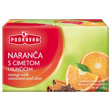 Image for product PODRAVKA Čaj naranča cimet klinčić aroma 50g
