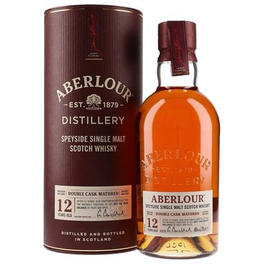 Image for product ABERLOUR Whisky 12 godina double cask matured 40% 0.7l u tubi