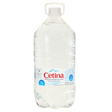 Image for product CETINA Voda prirodna izvorska mineralna negazirana 7l pet