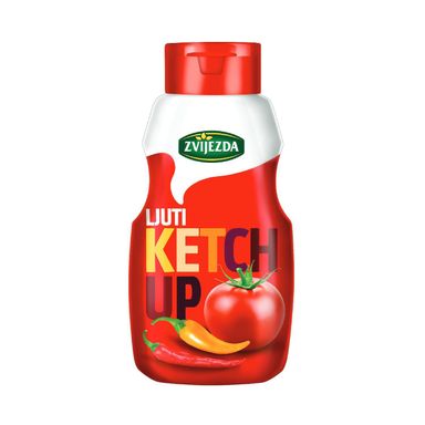 Image for product ZVIJEZDA Kečap ljuti 500g