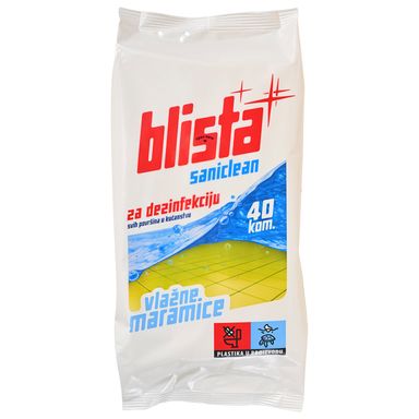 Image for product BLISTA Vlažne maramice za dezinfekciju saniclean 40 komada