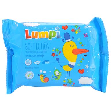 Image for product LUMPI Vlažne maramice soft lotion 20 komada