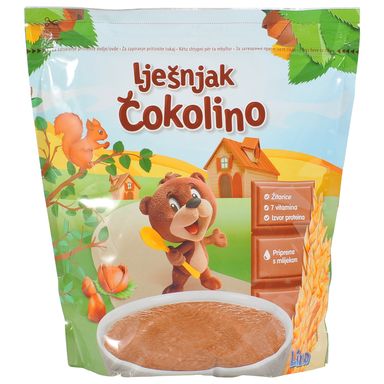 Image for product LINO ČOKOLINO Dječja hrana lješnjak čokolino, vrećica 500g
