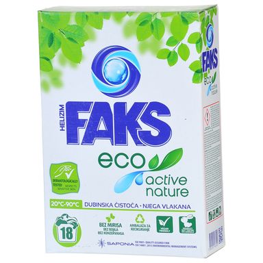 Image for product FAKS deterdžent eco active nature 1.17kg (18 pranja)