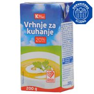 Vrhnje za kuhanje 200g 20%
