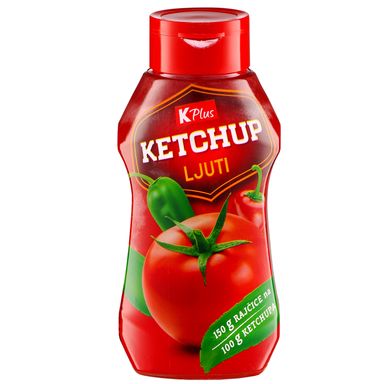Image for product K PLUS Ljuti kečap 500g