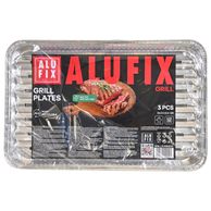 Aluminijski pladanj za roštilj 34x23cm 3 komada