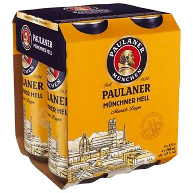 Image for product PAULANER Pivo original münchner hell 4x0.5l limenka