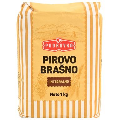Image for product PODRAVKA pirovo integralno brašno 1kg