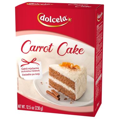 Image for product DOLCELA Mješavina u prahu za tortu od mrkve carrot cake 230g