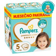 Pelene mjesečno pakiranje veličina 5, 148 komada