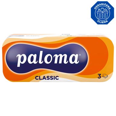Image for product PALOMA Toaletni papir classic 3 sloja 10 komada