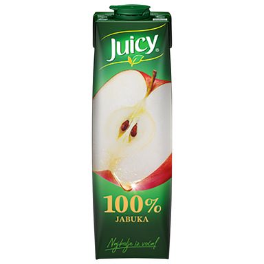Image for product JUICY Sok 100% jabuka 1l brik