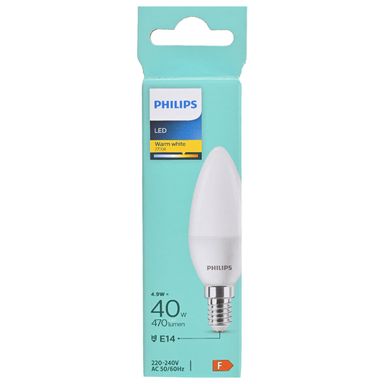 Image for product PHILIPS Led žarulja svijeća b35 4.9w e14, toplo bijela