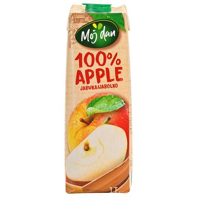 Image for product MOJ DAN Sok 100% jabuka 1l