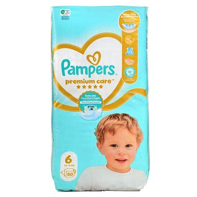 Image for product PAMPERS Premium care pelene jumbo pakiranje veličina 6 50kom