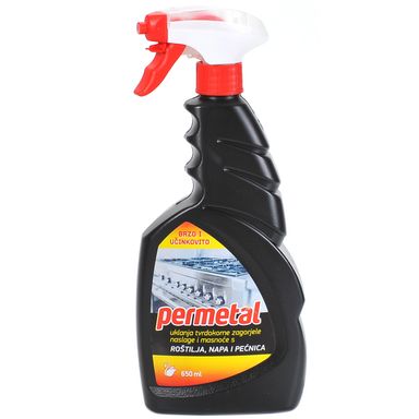 Image for product PERMETAL Sredstvo za čišćenje pećnica, napa i masnoće s raspršivačem 650ml